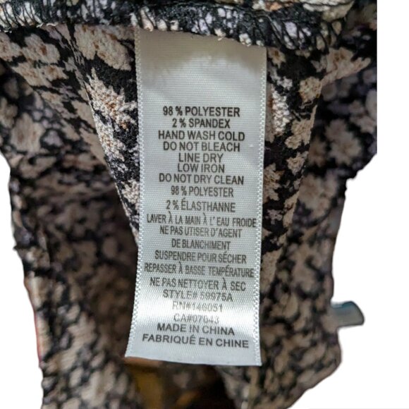Monteau Los Angeles | Button Down Pockets Floral Sleeveless Midi Dress | Size: L - Picture 10 of 10